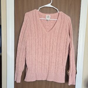 St. John's Bay Soft Pink V-Neck Sweater